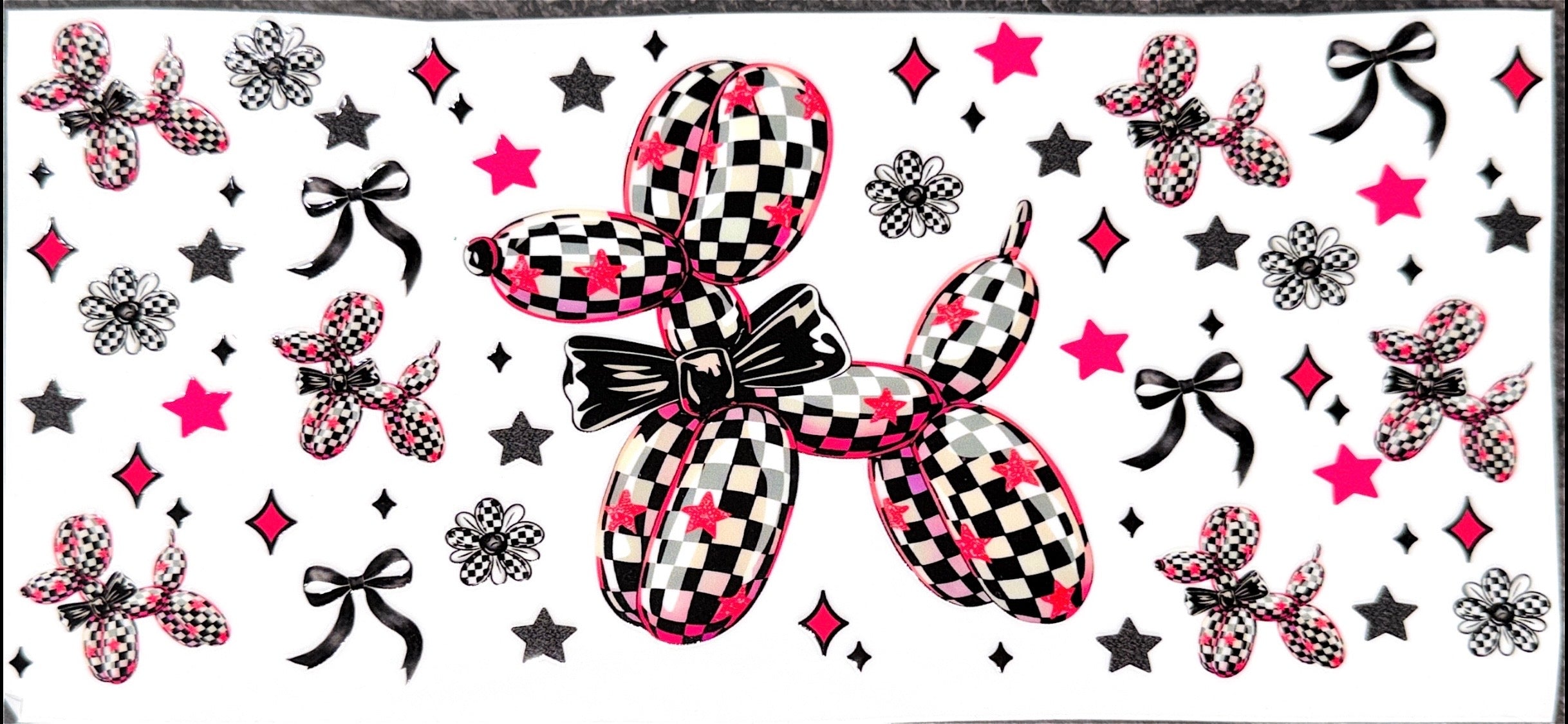 Ballon Dog UVDTF Cup Wrap