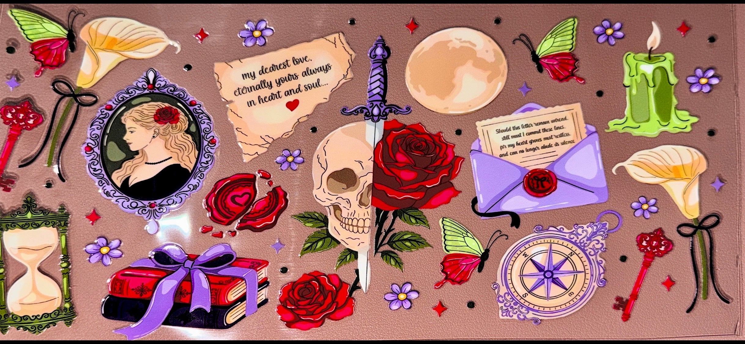 Skulls UVDTF Cup Wraps