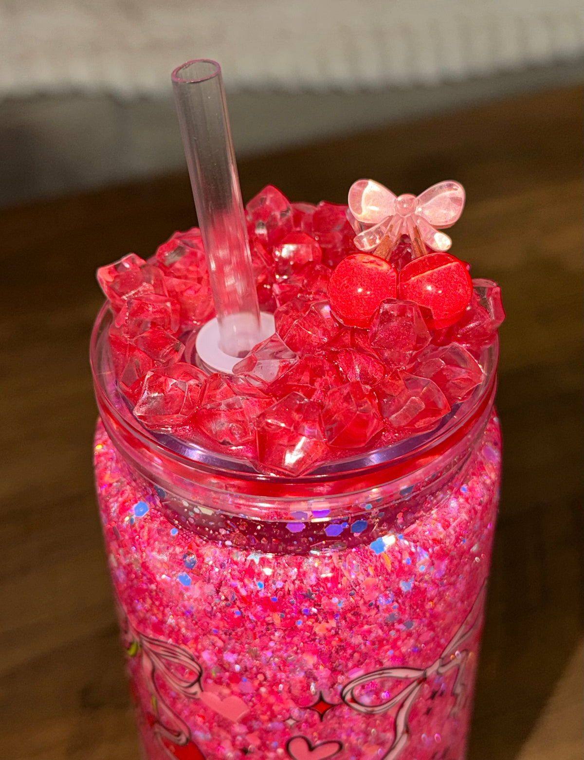 Cherry Snowglobe cup