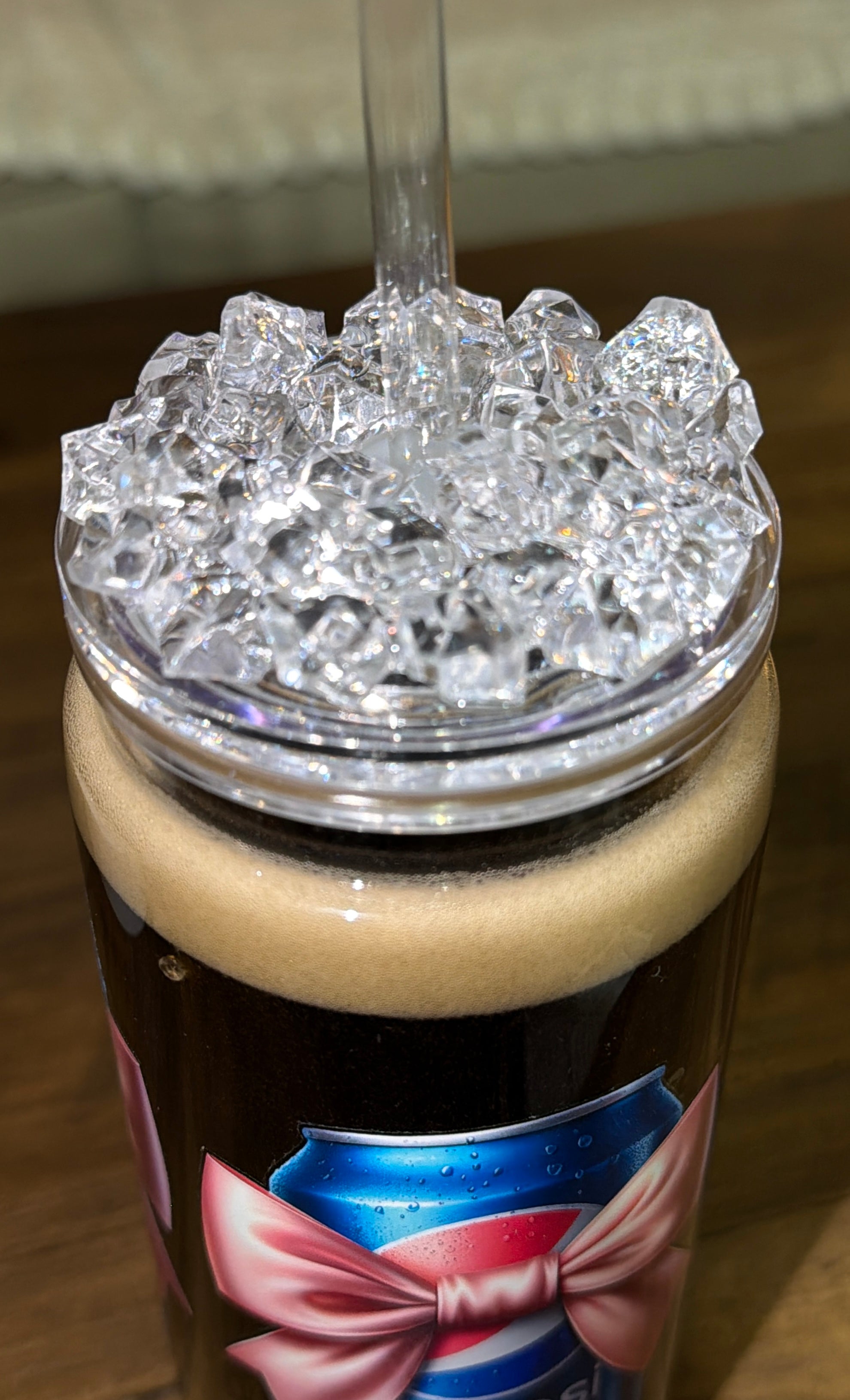 Soda inspired Snowglobe cup