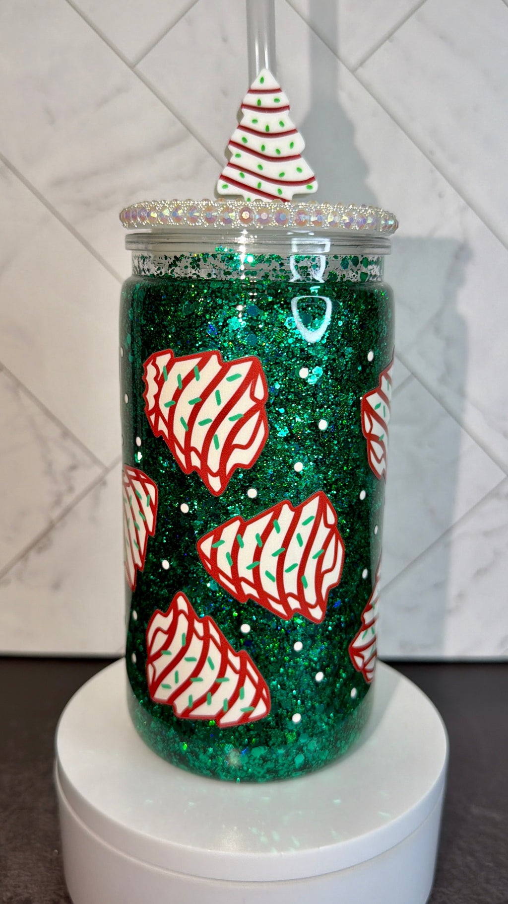 Sweet Holiday Treats Snowglobe Cup