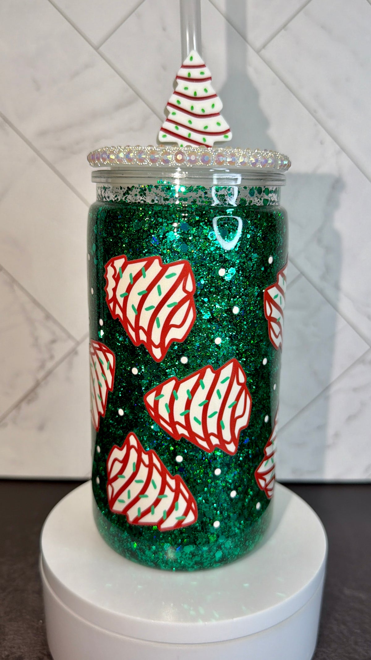 Sweet Holiday Treats Snowglobe Cup