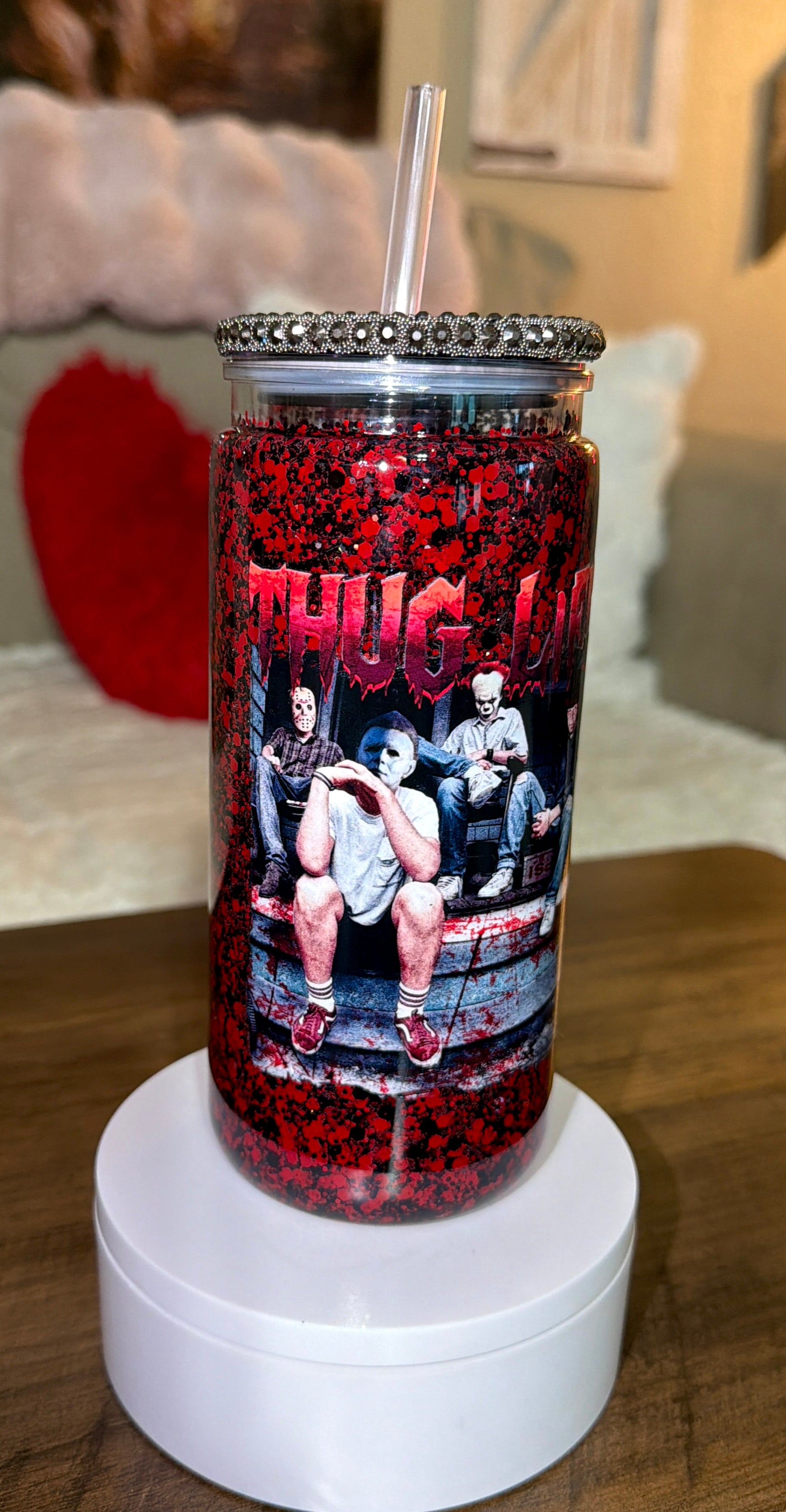 Custom horror Snowglobe cup