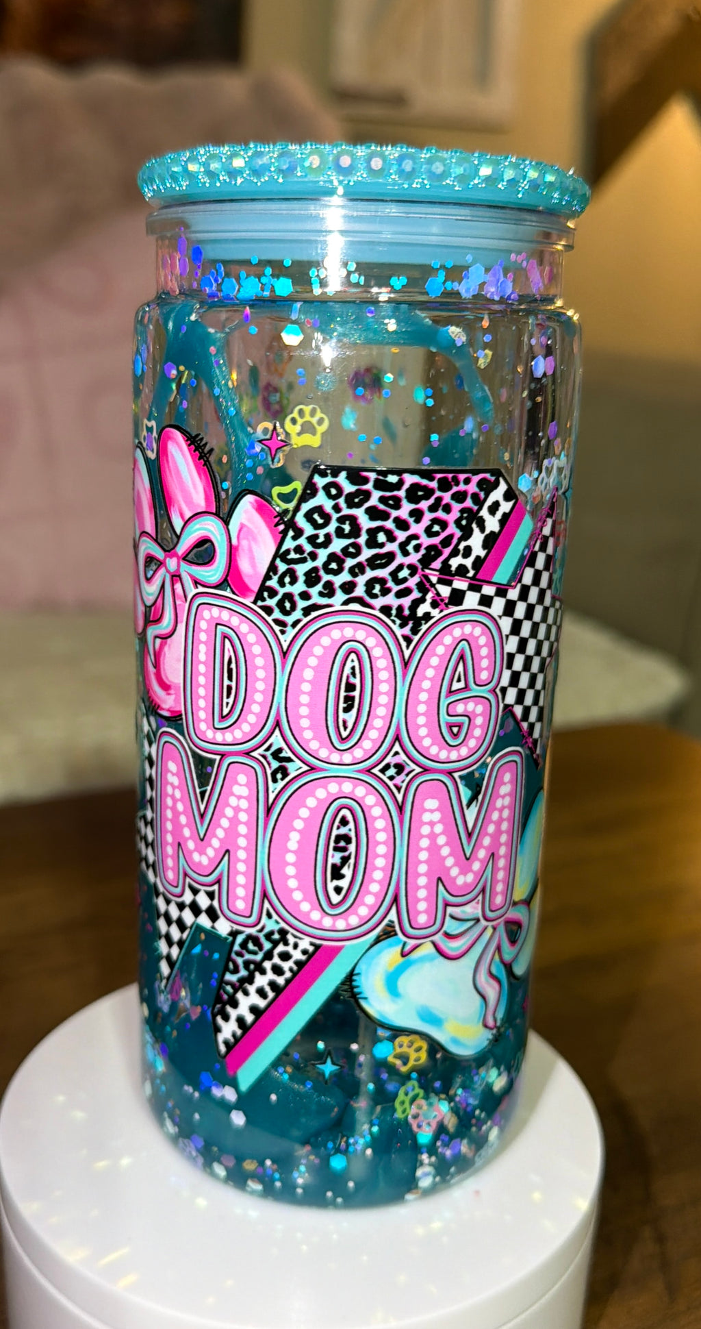 Dog mom Lava cup