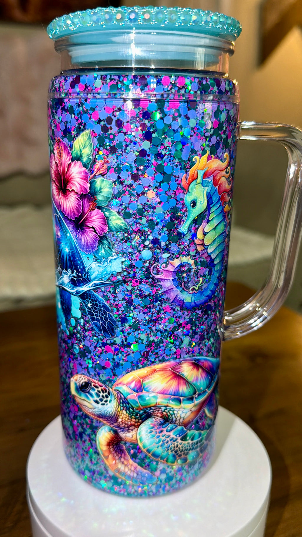 Tropical Tides Snowglobe Cup
