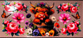 Hyland Cow and Flowers UVDTF Cup Wrap
