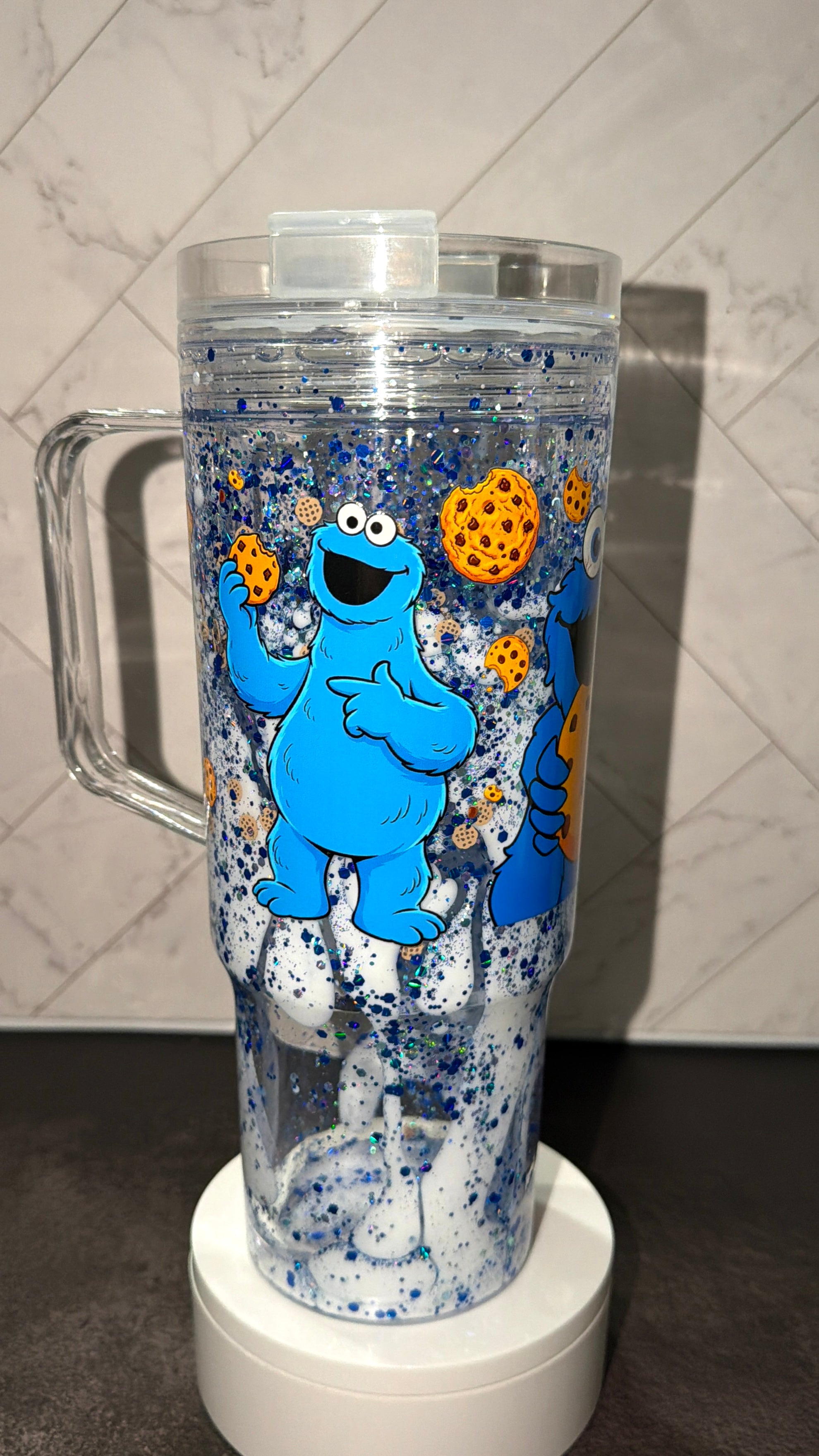 Blue Monster Lava Cup