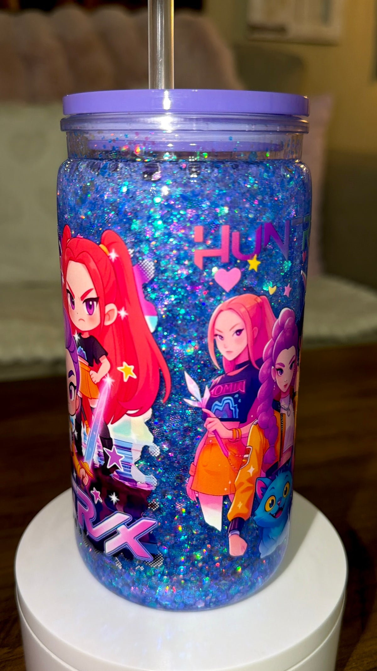 Galaxy Girl Snowglobe Cup