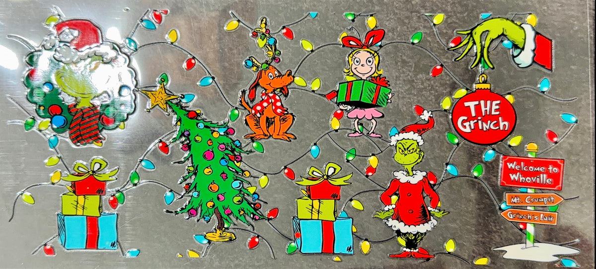 Green Christmas Spirit UVDTF Cup Wrap