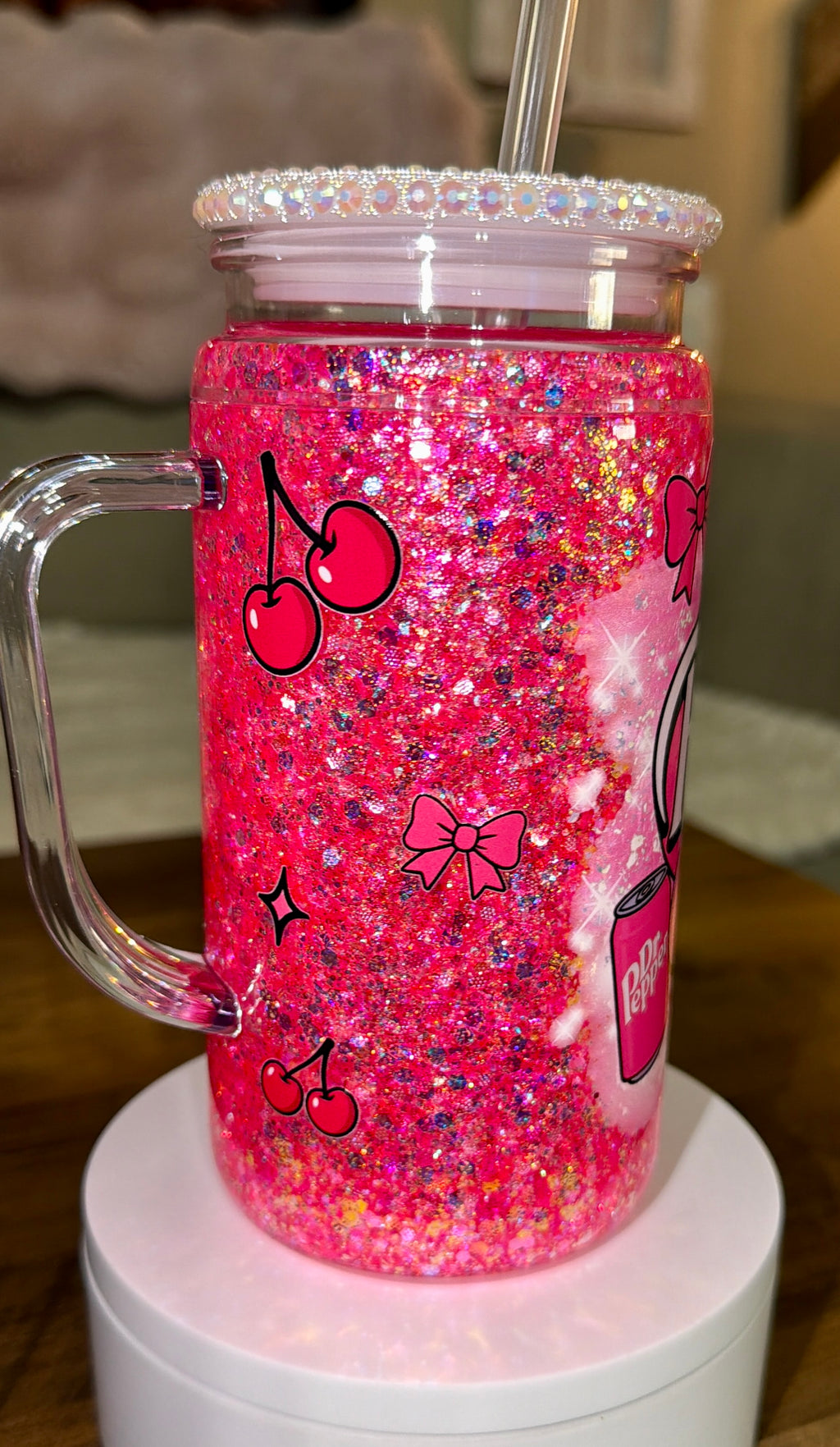 Dr P Girly Snowglobe Cup