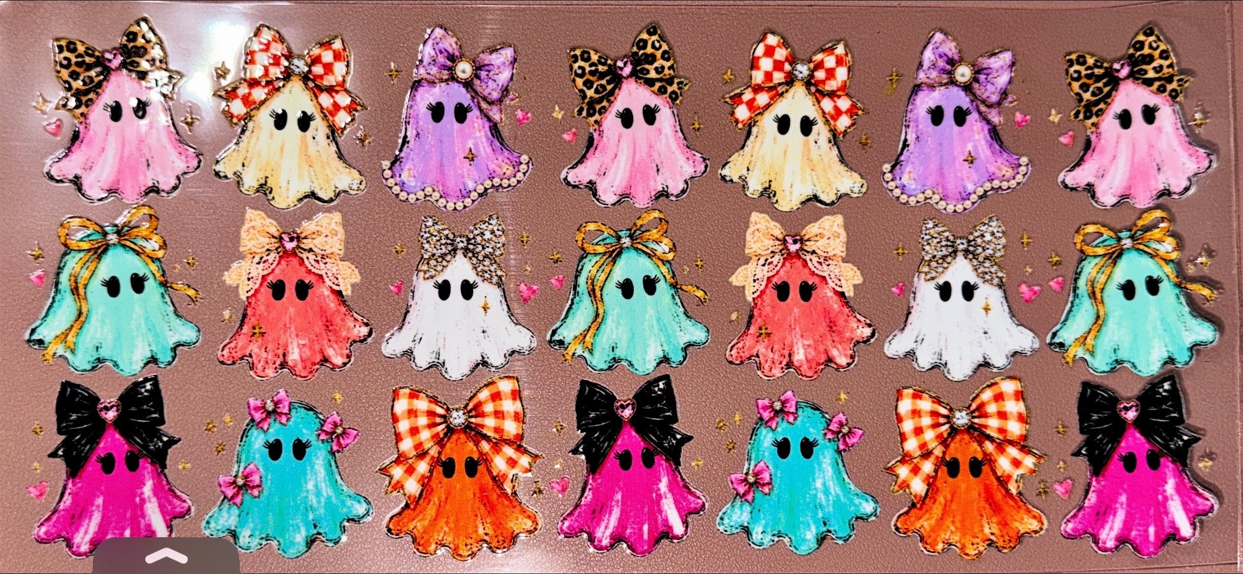 Ghosts And Bows UVDTF Cup Wrap