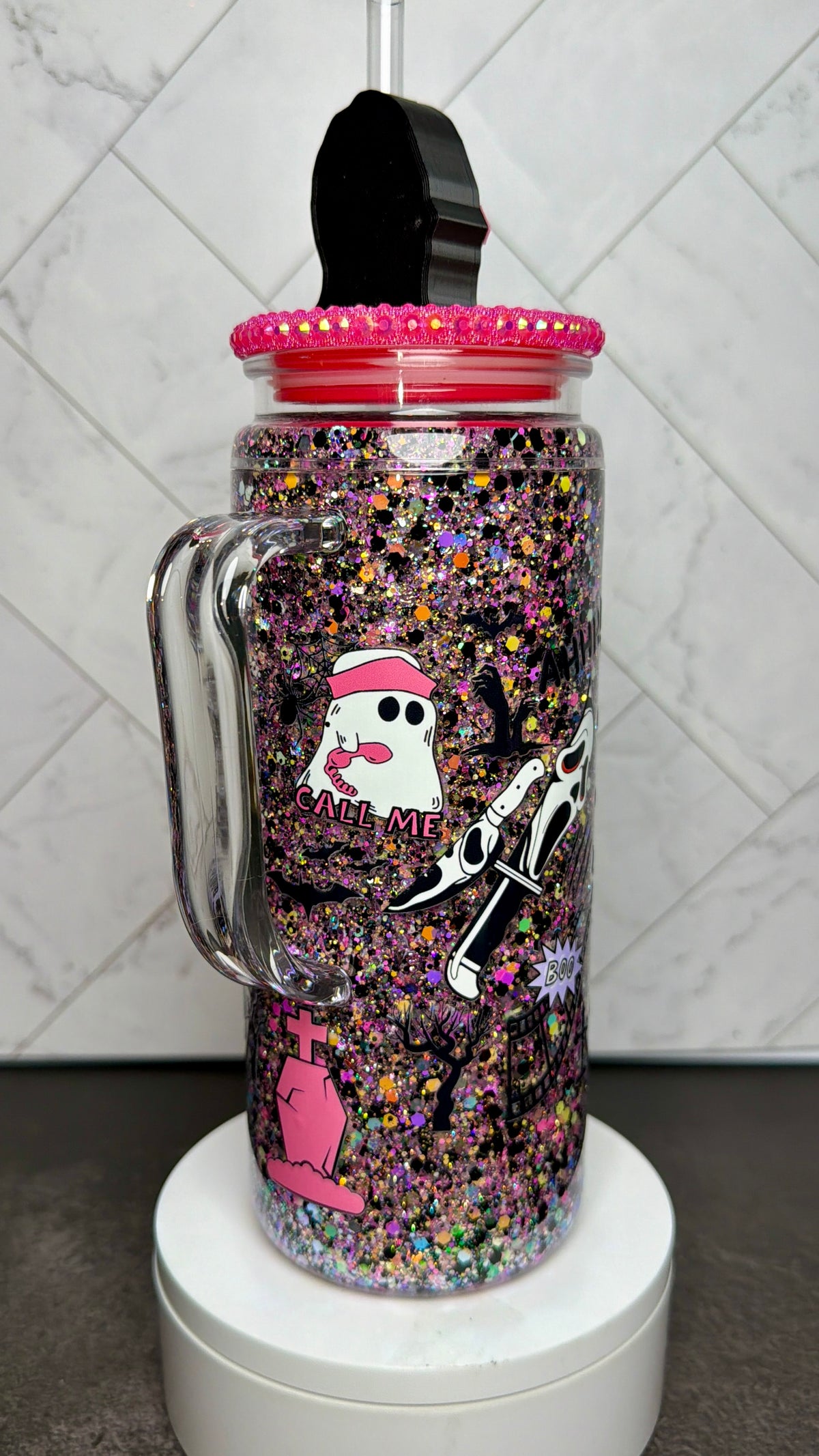 Hang Up Snowglobe cup