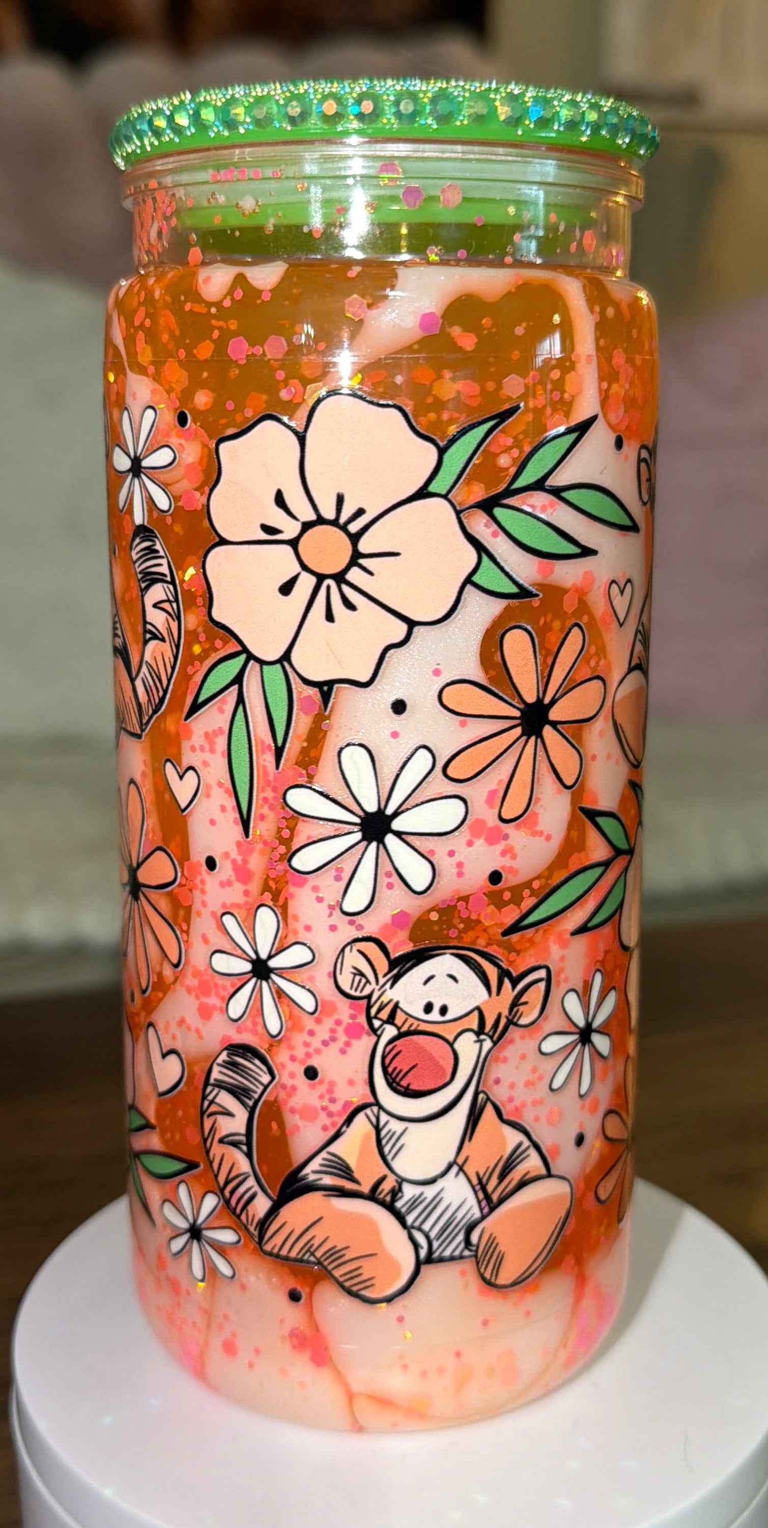 Orange Bouncy Friend Lava Cup