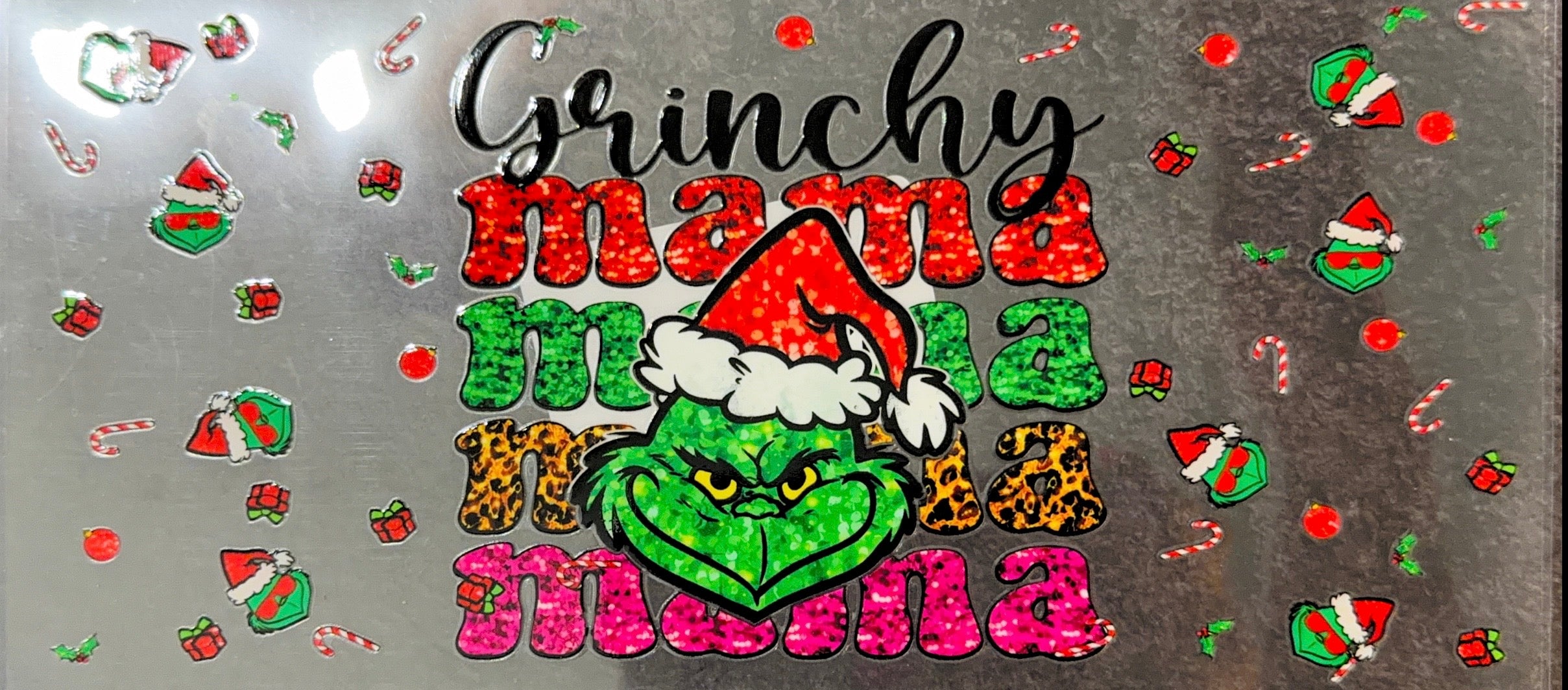 Grinchy Mama UVDTF Cup Wrap