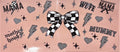 Checkered Mama UVDTF Cup Wrap