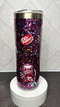 Midnight Cherry Sparkle Tumbler