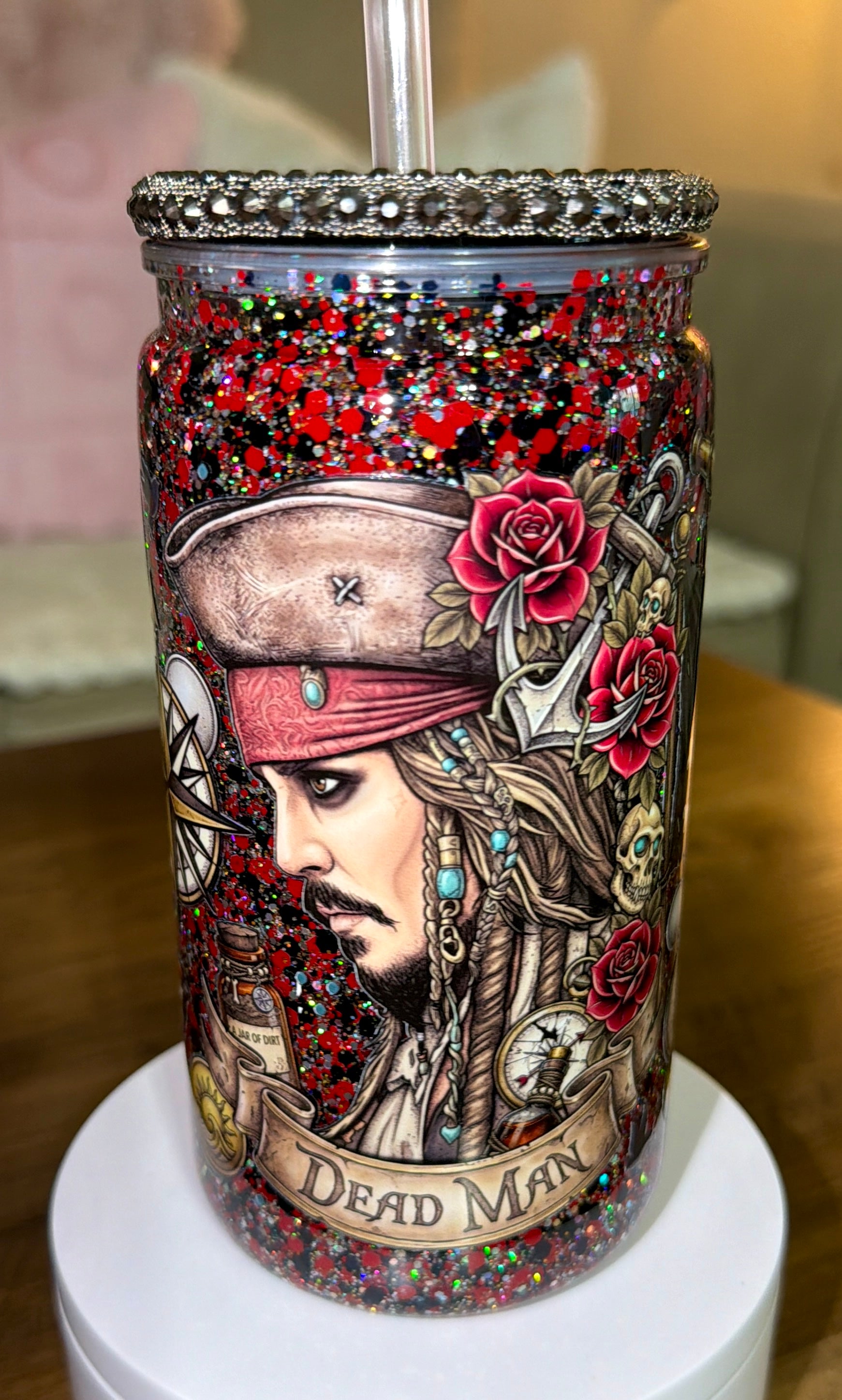 Pirate Inspired Snowglobe Cup