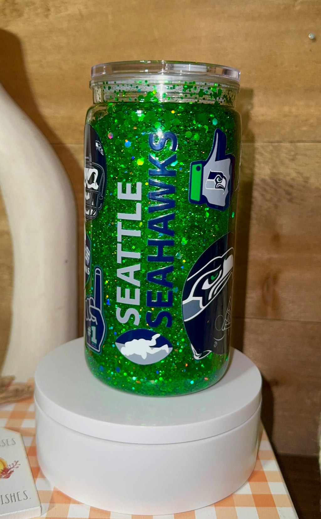 Football inspired Snowglobe cup
