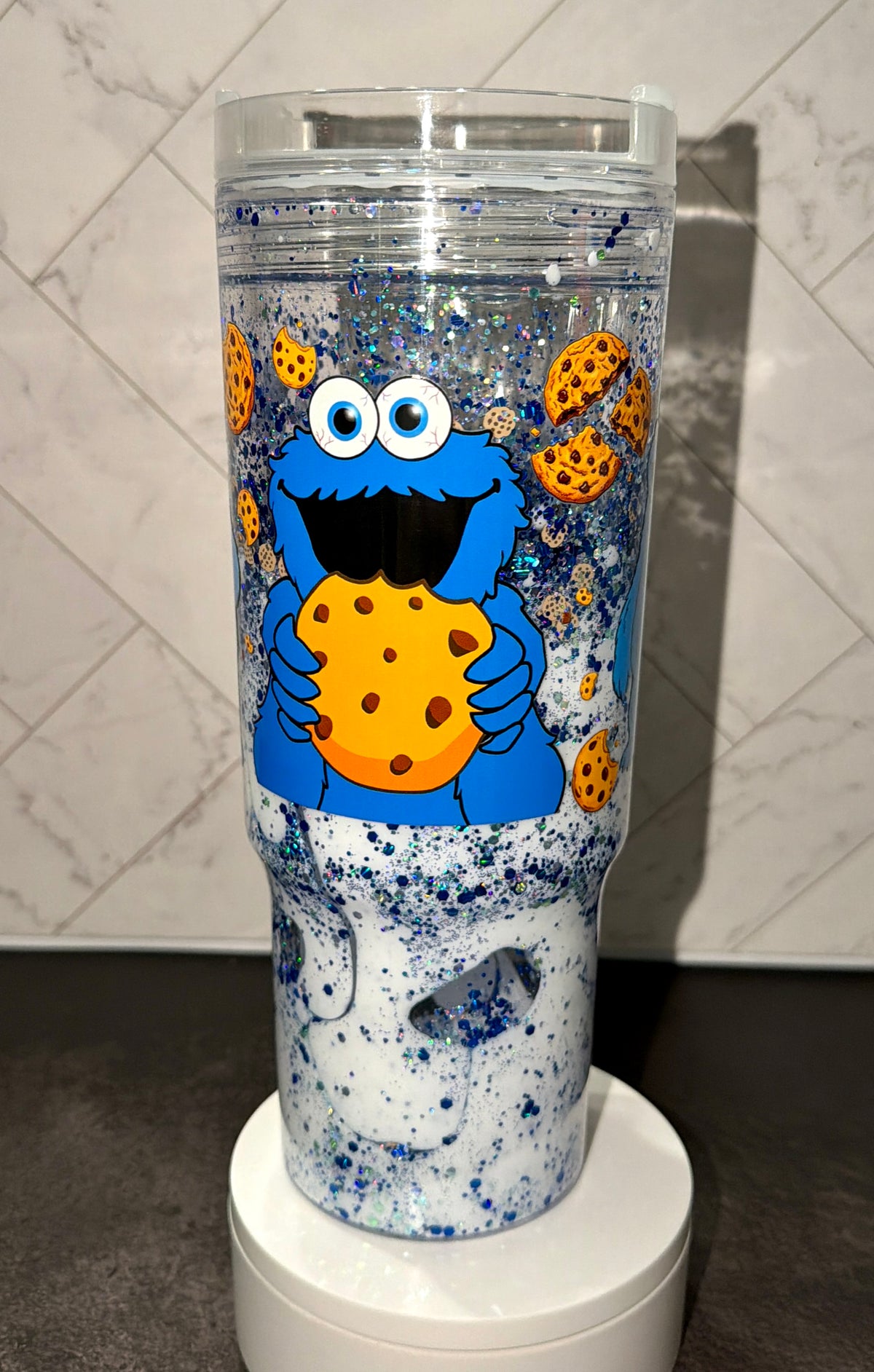 Blue Monster Lava Cup