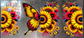 Floral Butterfly UVDTF Cup Wrap