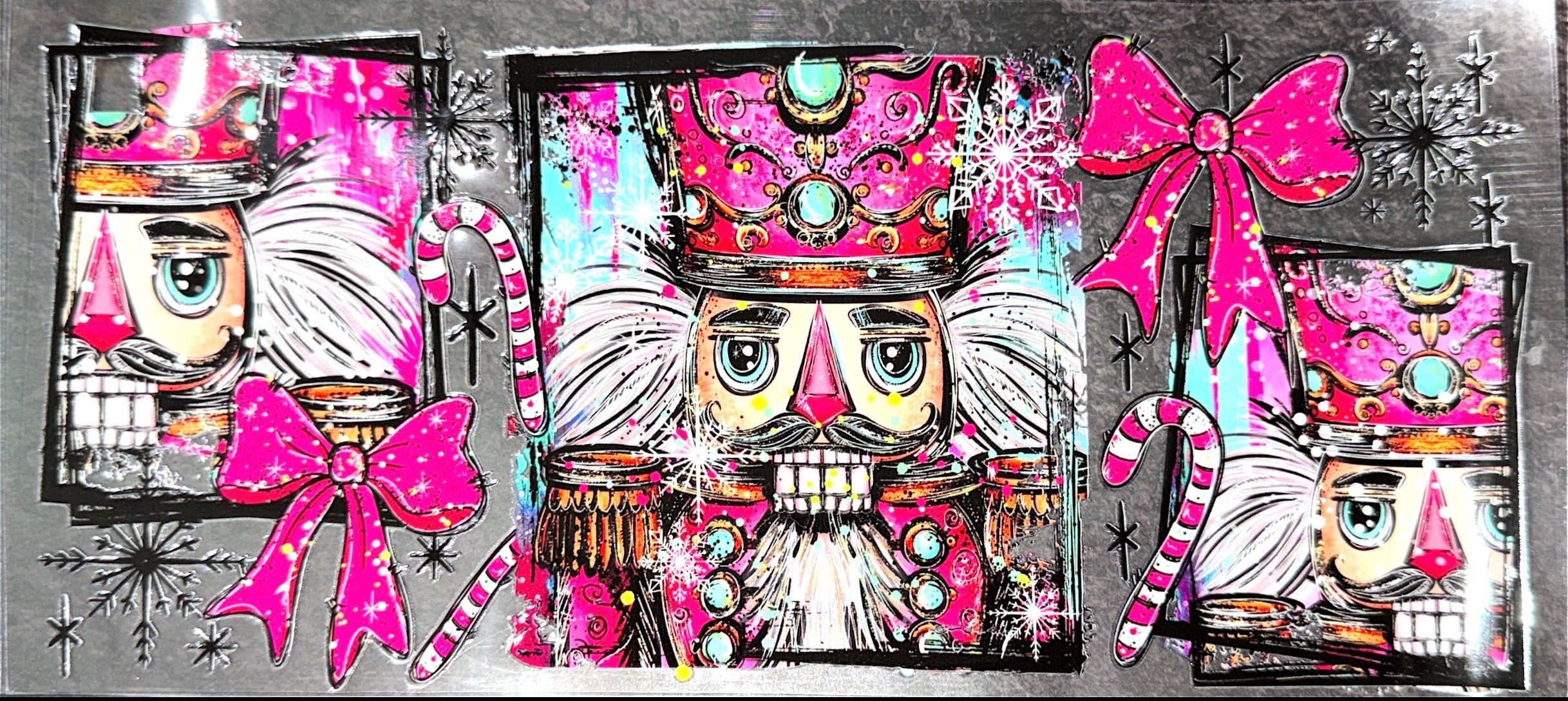 Pink Nutcracker UVDTF Cup Wrap