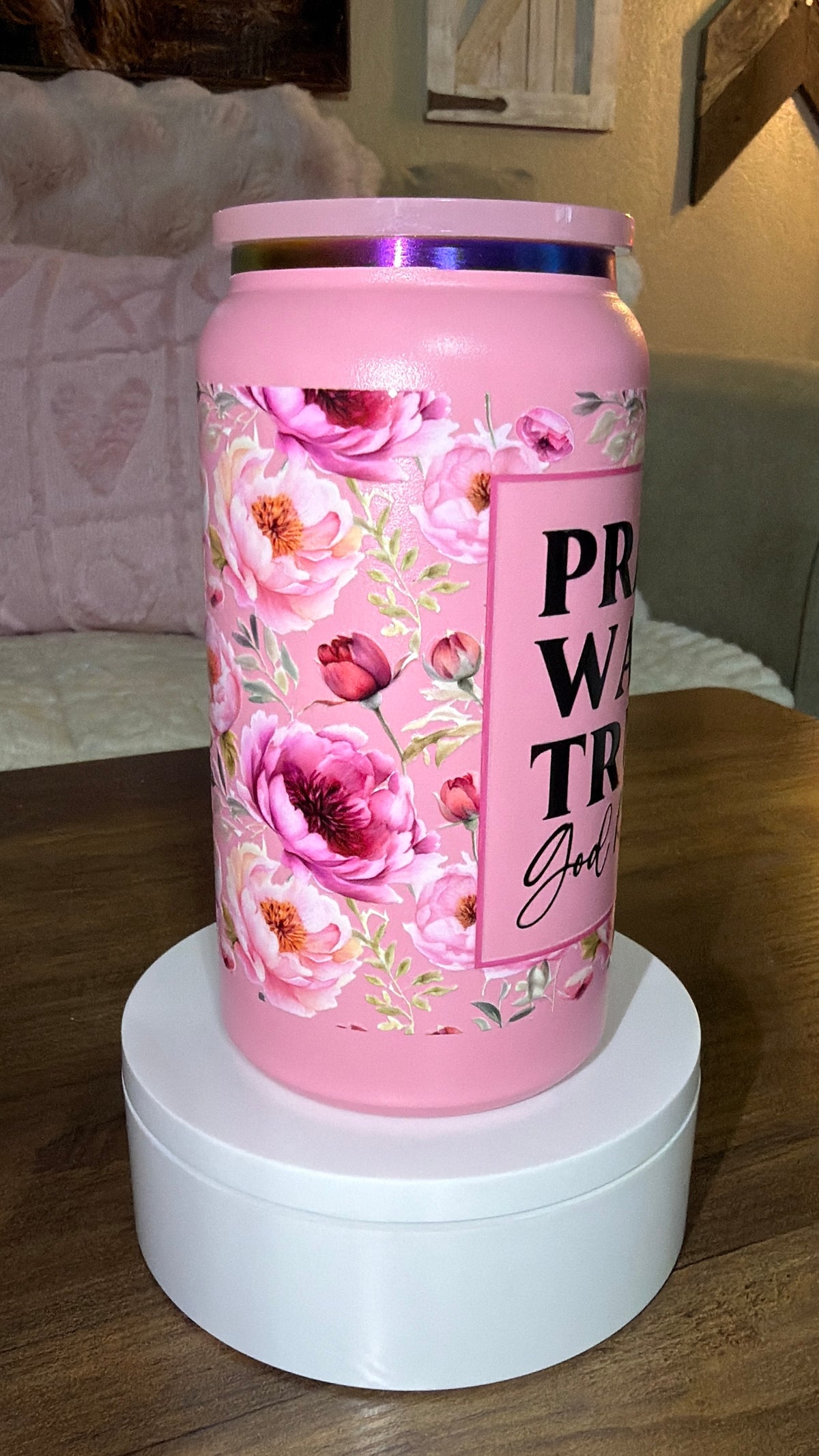 Pray stainless steel tumbler