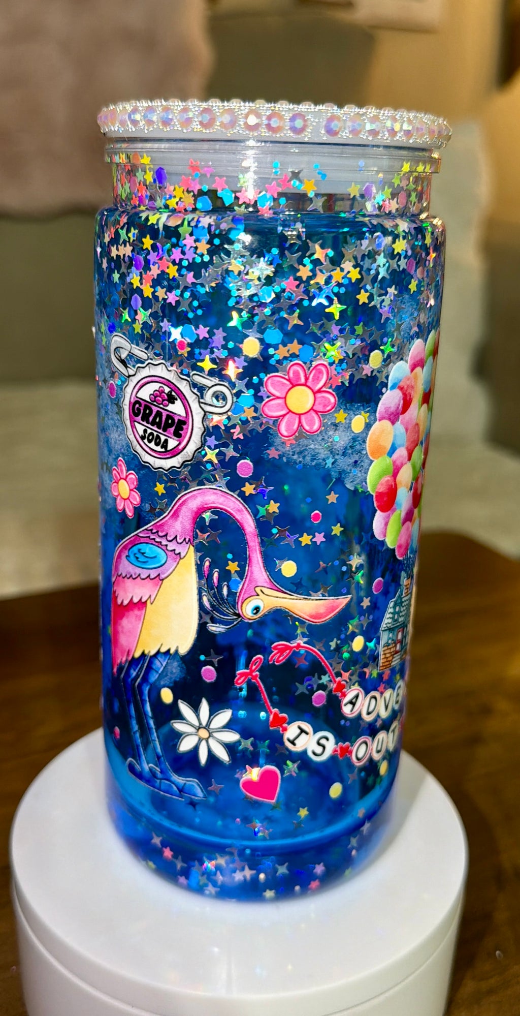 Adventure Awaits-Cloud Snowglobe Cup