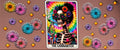 Floral Skull UVDTF Cup Wrap
