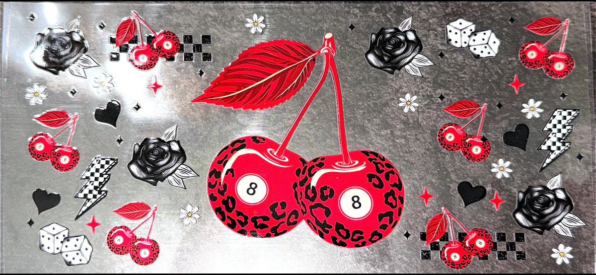 Cherries UVDTF Cup Wraps