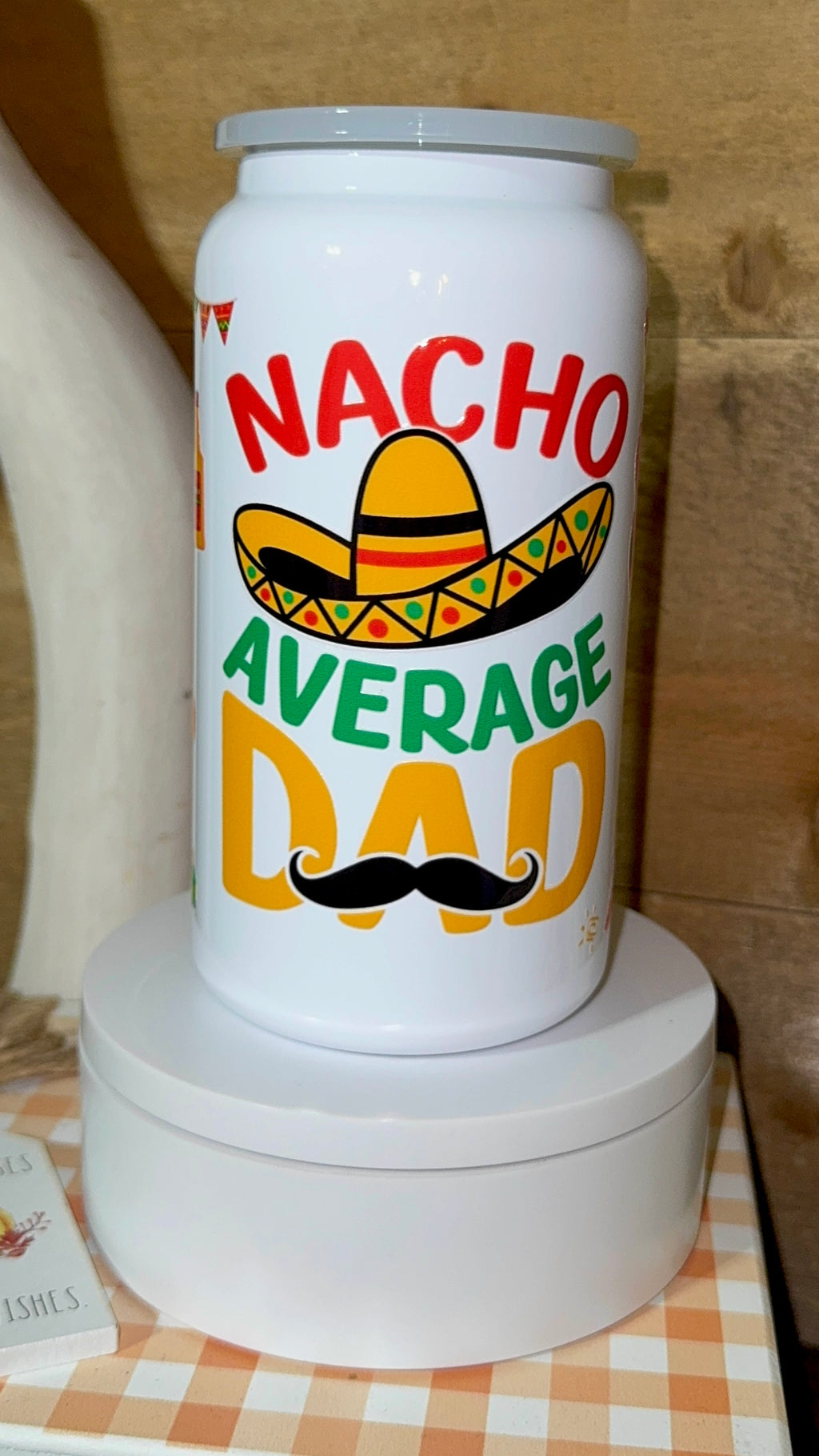 Nacho Average Dad Stainless Steel Tumbler