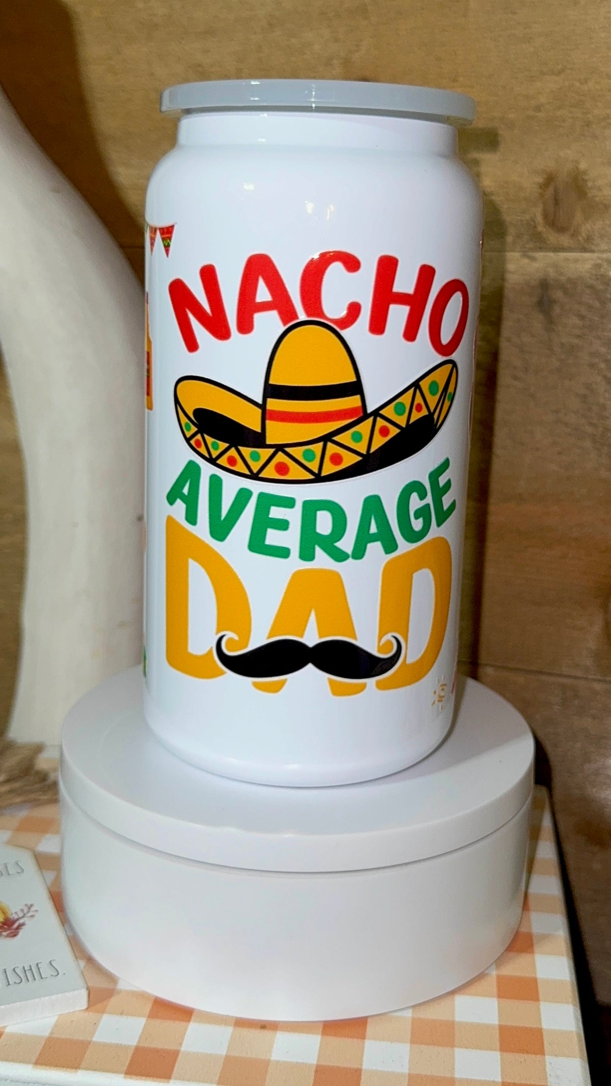Nacho Average Dad Stainless Steel Tumbler