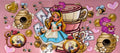 Wonderland Tea Party UVDTF Cup Wrap