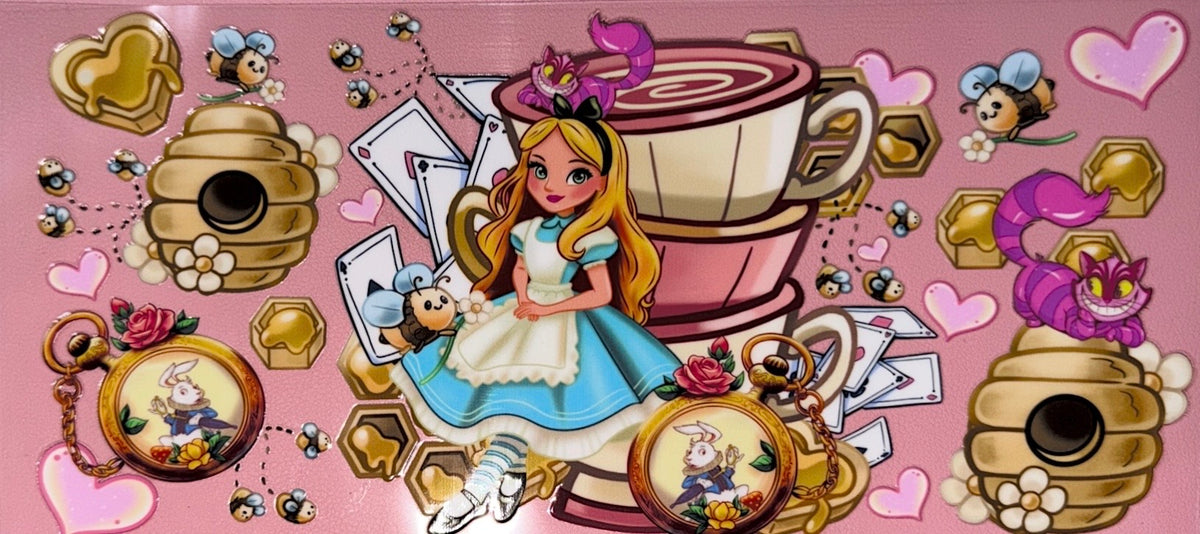 Wonderland Tea Party UVDTF Cup Wrap
