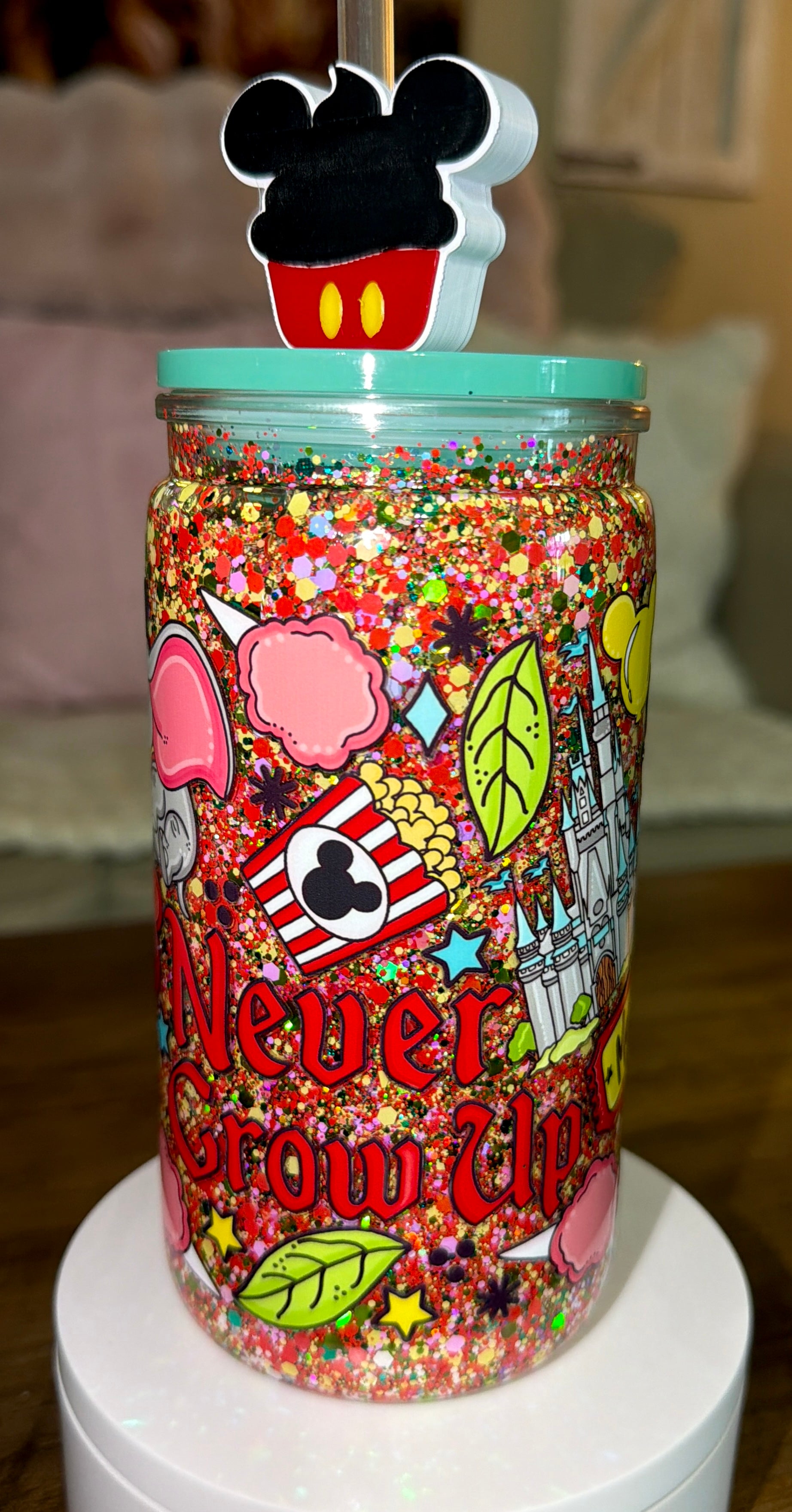 Never Grow Up Snowglobe Cup
