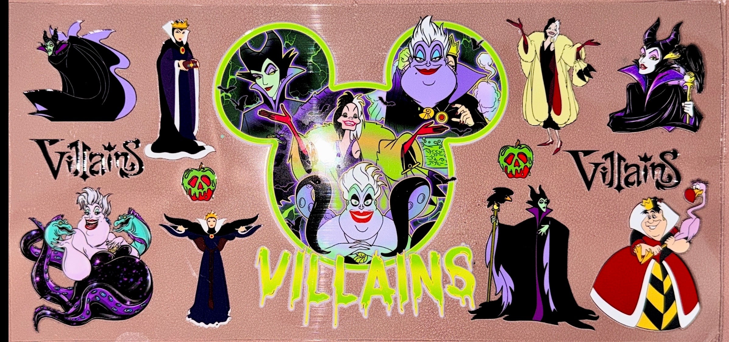 Villains UVDTF Cup Wrap
