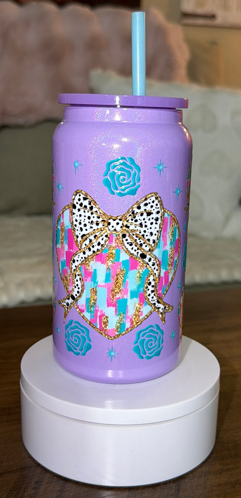Purple Heart stainless steel tumbler
