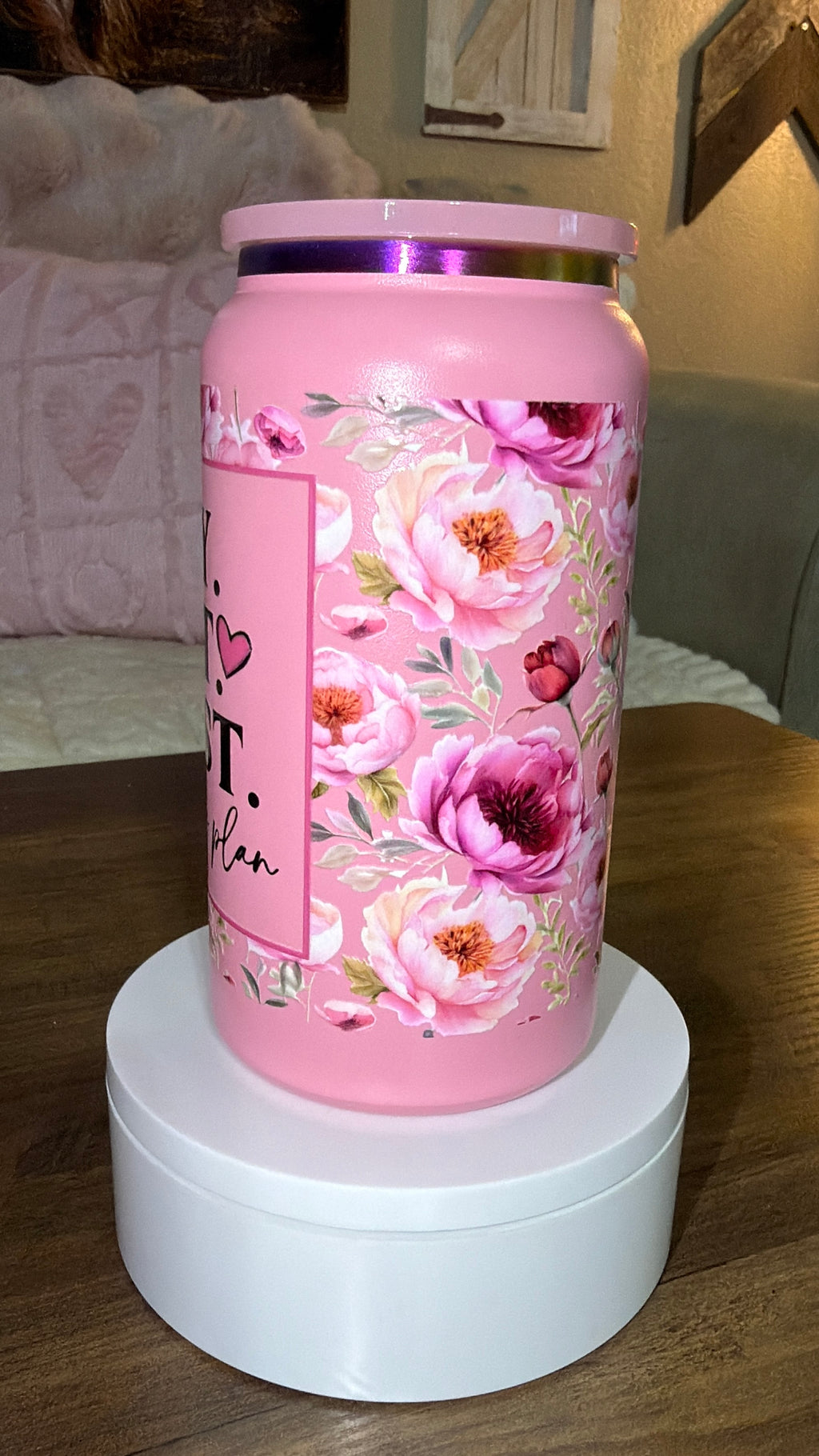 Pray stainless steel tumbler