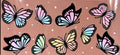 Colorful Butterflies UVDTF Cup Wraps