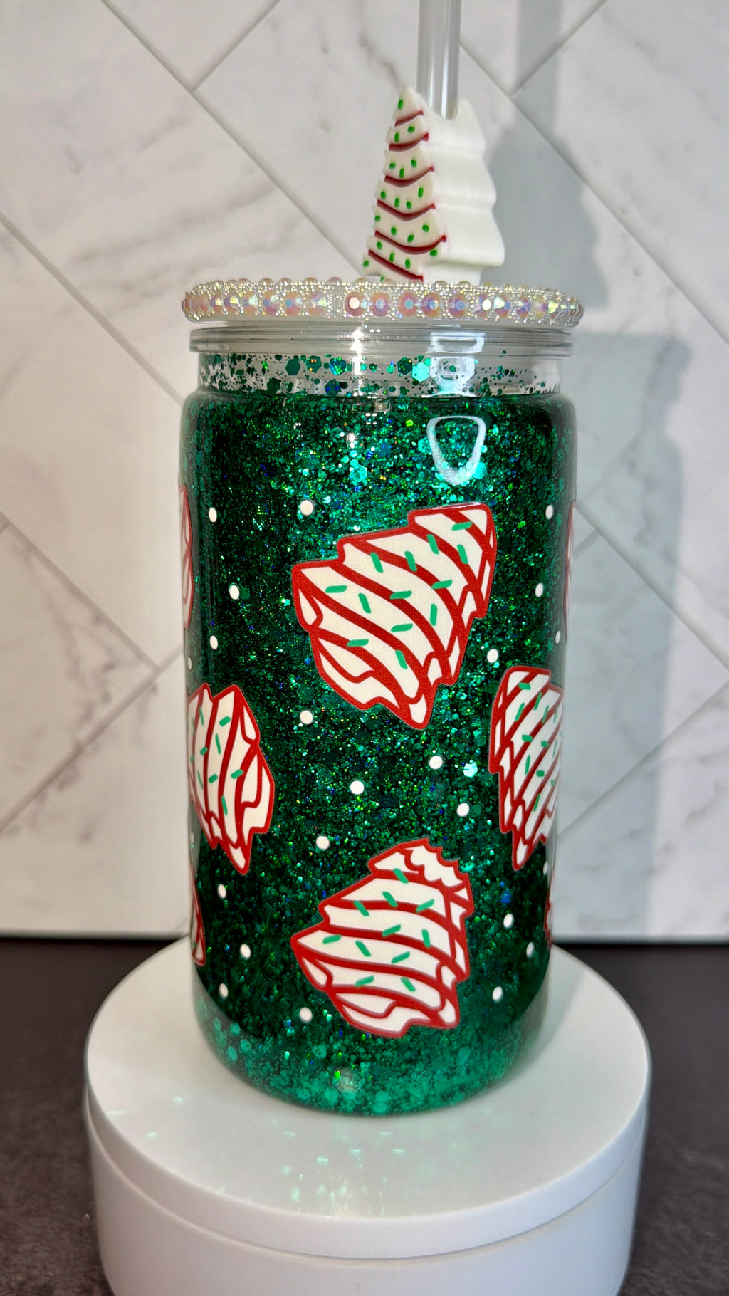 Sweet Holiday Treats Snowglobe Cup
