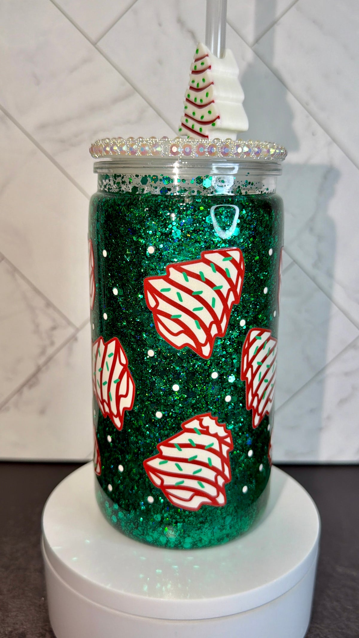 Sweet Holiday Treats Snowglobe Cup