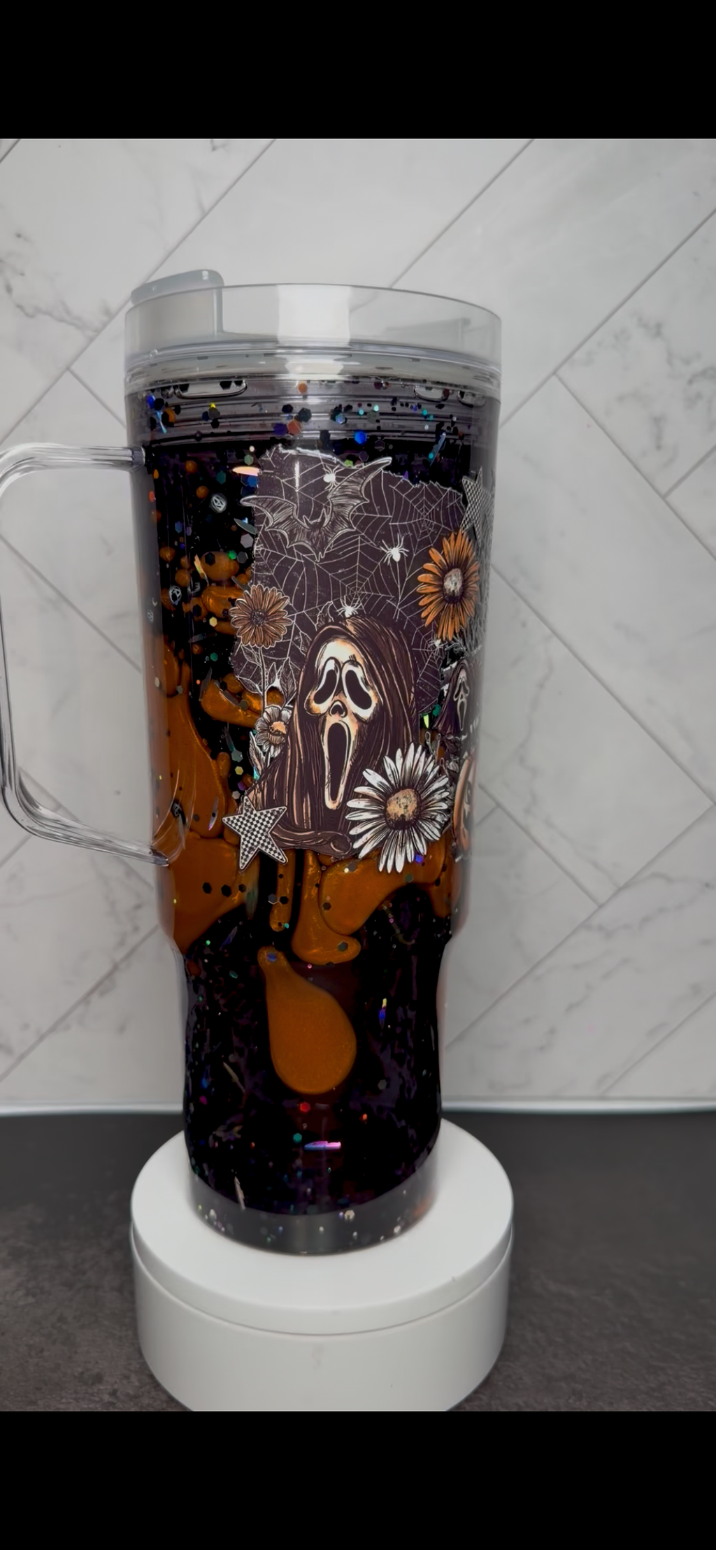 Spooky Pumpkin Lava Tumbler