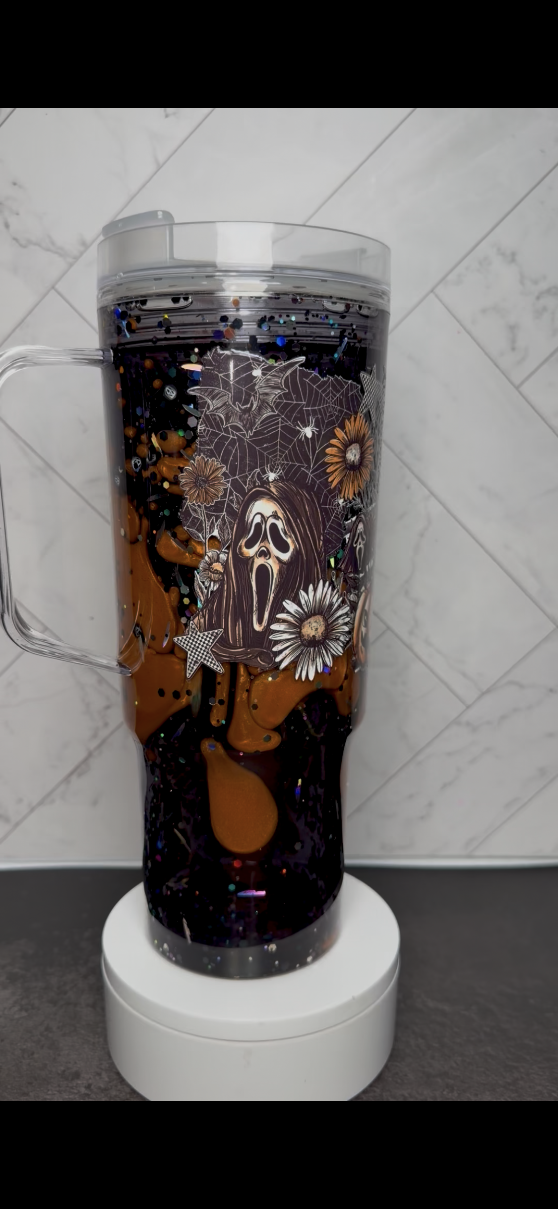 Spooky Pumpkin Lava Tumbler