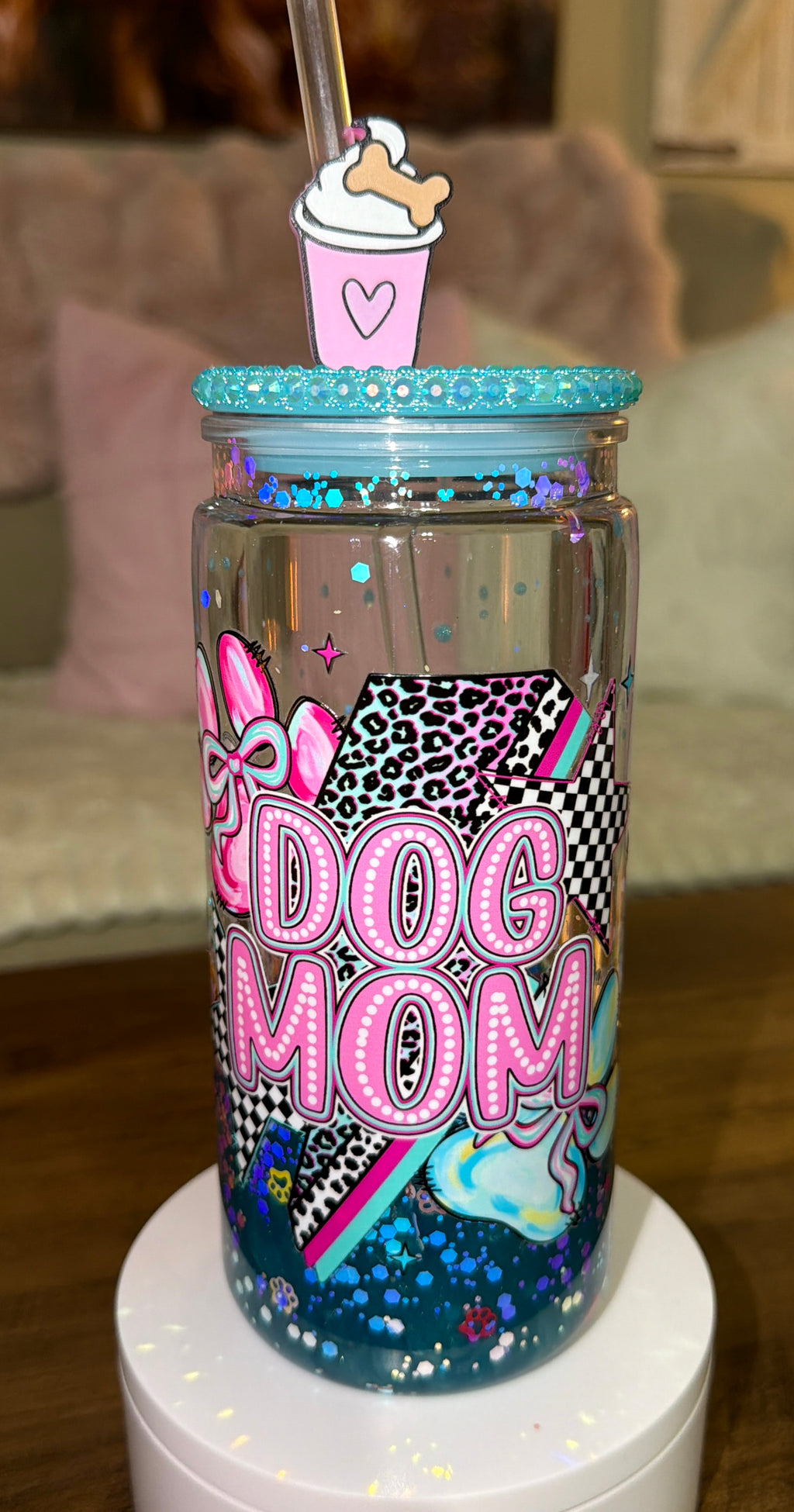 Dog mom Lava cup