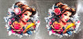 Enchanted Rose Princess UVDTF Cup Wrap