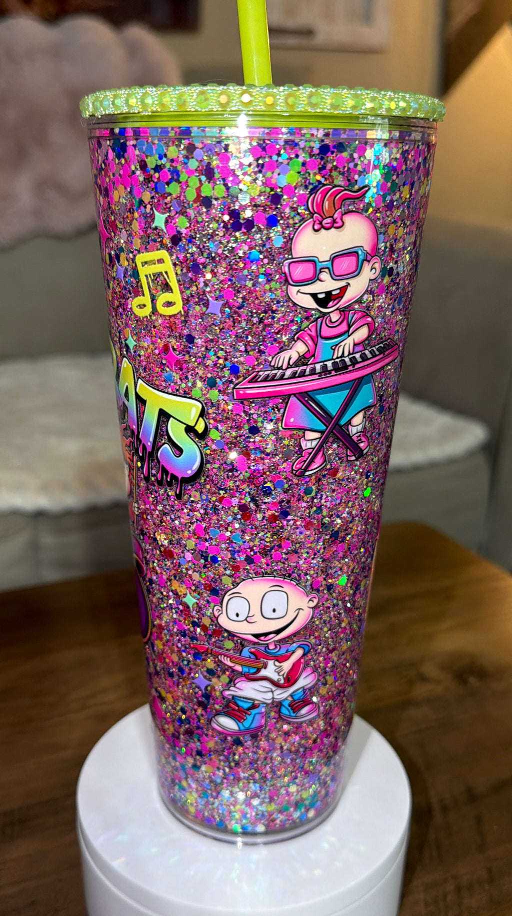 90s Themed Snowglobe Cup