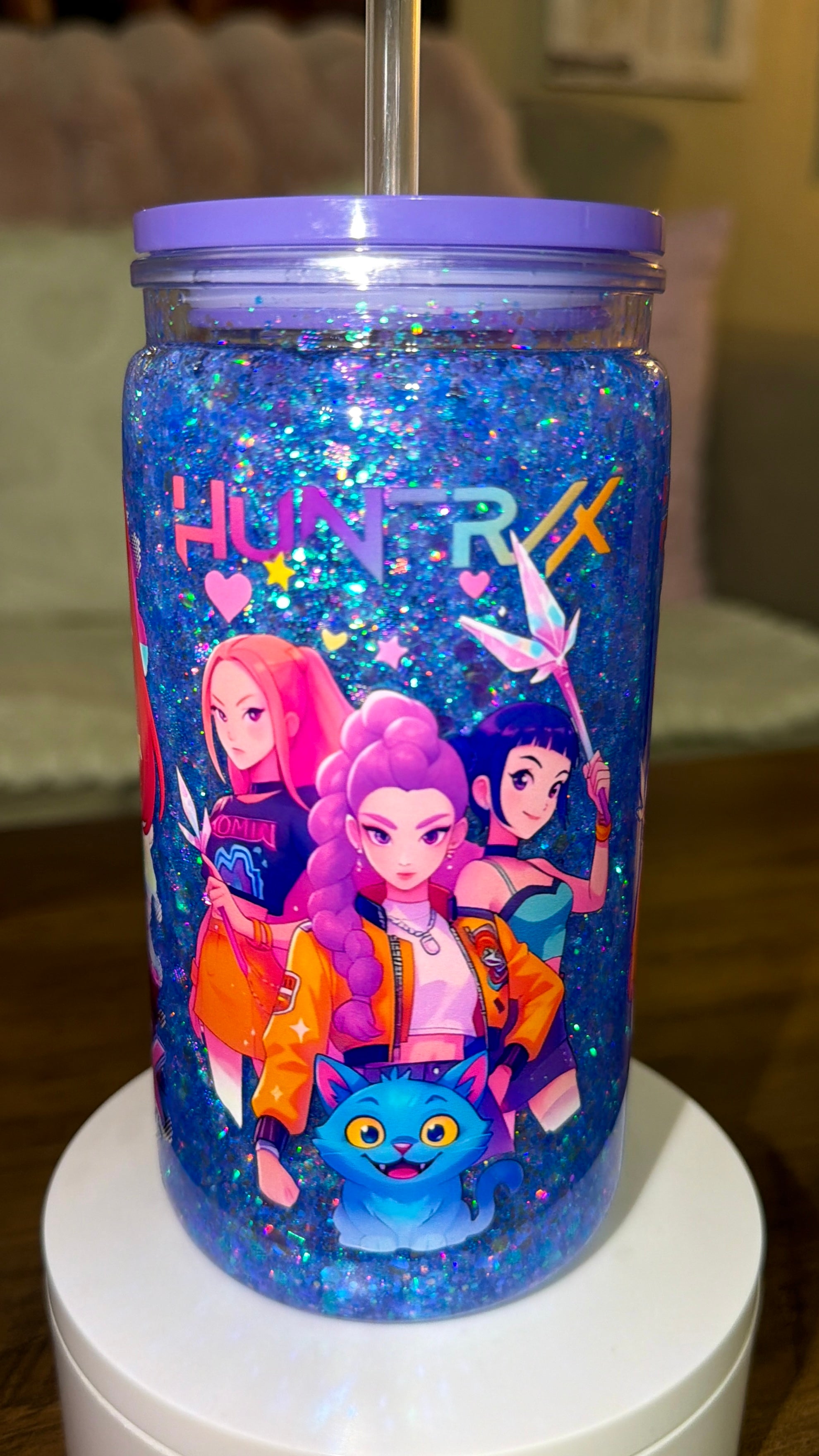 Galaxy Girl Snowglobe Cup