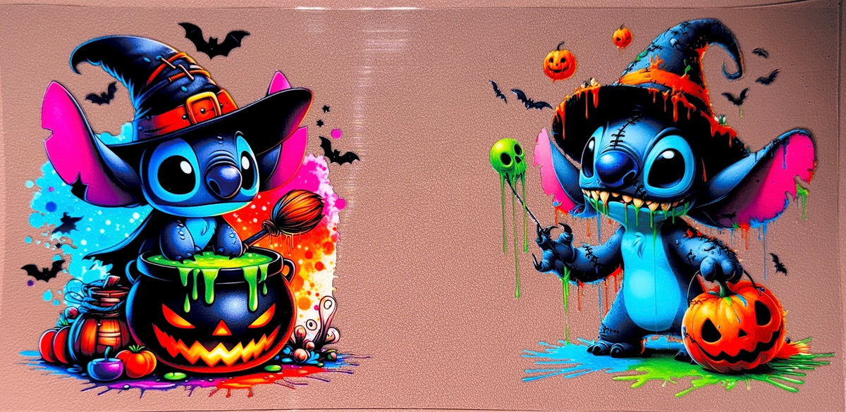 Halloween Alien UVDTF Cup Wrap