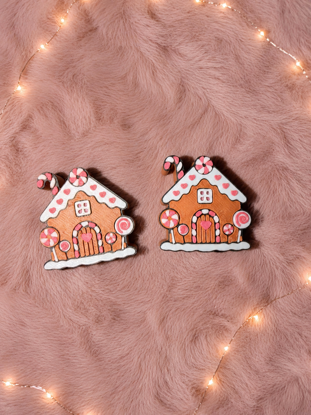 Gingerbread House Straw Topper