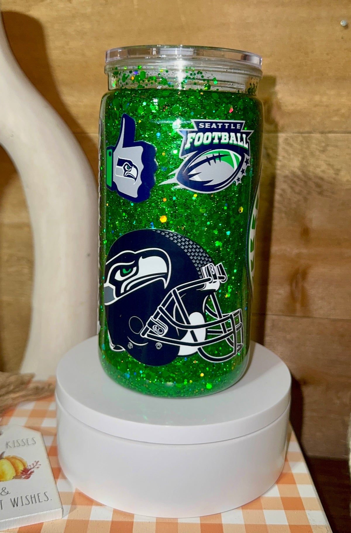 Football inspired Snowglobe cup