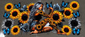 Sunflower Tattooed Girl UVDTF Cup Wrap